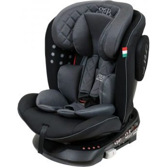 Автокресло поворотное группа 0123 (0-36) SWEET BABY RANGER 360 ISOFIX Pirate Black Автокресло поворотное группа 0123 (0-36) SWEET BABY RANGER 360 ISOFIX Pirate Black
