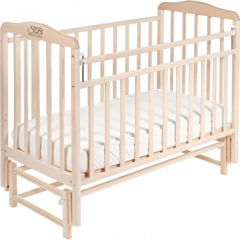 Детская кроватка SWEET BABY FLAVIO Bianca (белое облако) с маятником Детская кроватка SWEET BABY FLAVIO Bianca (белое облако) с маятником