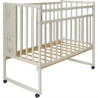 Детская кроватка SWEET BABY MINI MIO Avorio (слоновая кость) колесо-качалка Детская кроватка SWEET BABY MINI MIO Avorio (слоновая кость) колесо-качалка