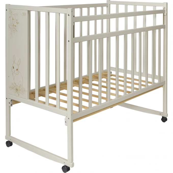 Детская кроватка SWEET BABY MINI MIO Avorio (слоновая кость) колесо-качалка 426689 Детская кроватка SWEET BABY MINI MIO Avorio (слоновая кость) колесо-качалка 426689