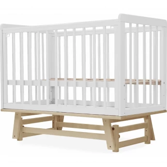 Детская кроватка SWEET BABY PALLADIO Bianco/Naturale (белый /натуральный) с маятником Детская кроватка SWEET BABY PALLADIO Bianco/Naturale (белый /натуральный) с маятником