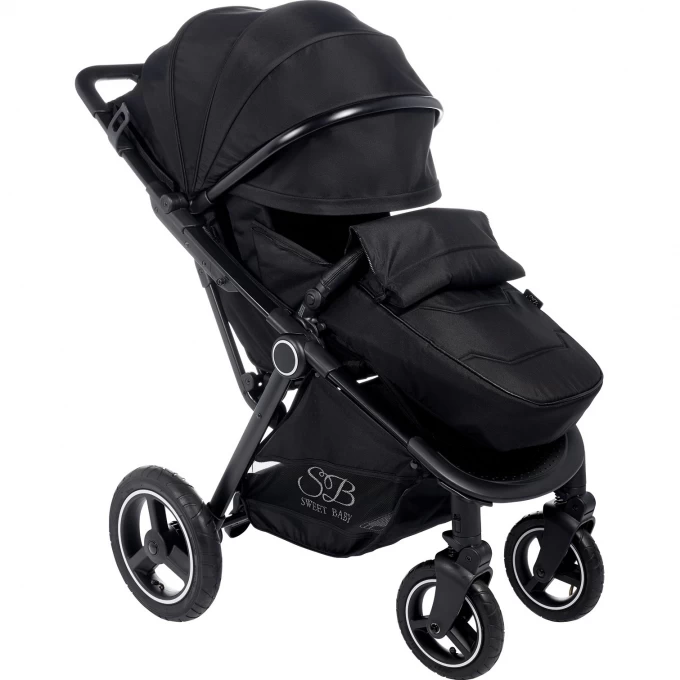 Прогулочная коляска SWEET BABY SUBURBAN COMPATTO Black (Air) 424164 Прогулочная коляска SWEET BABY SUBURBAN COMPATTO Black (Air) 424164